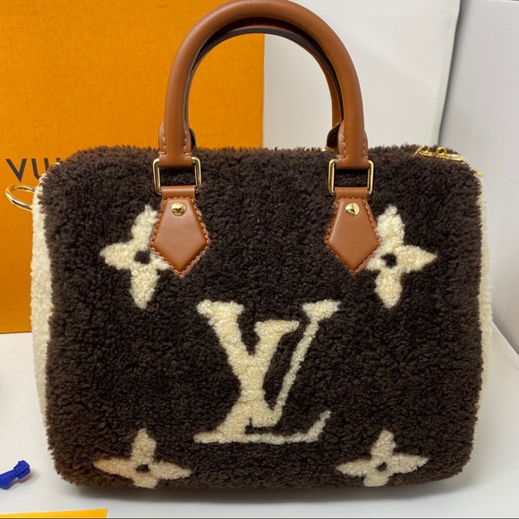 Louis Vuitton Speedy 25 Monogram Teddy Fleece - Picture 2 of 16